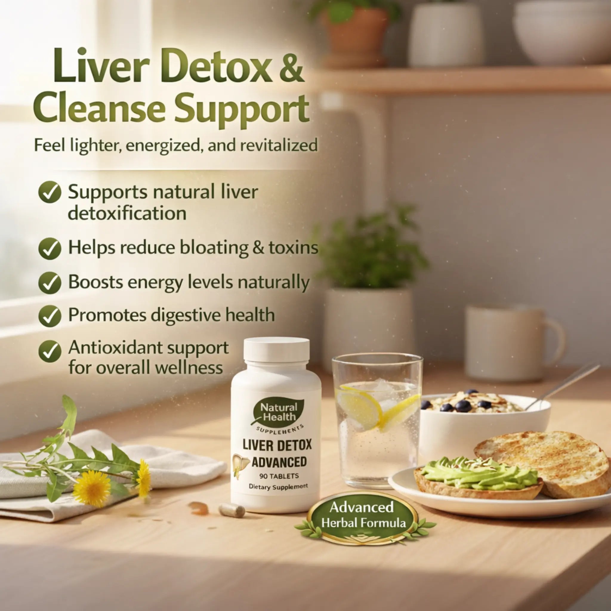 Liver Detox Advanced, 90 Tablets